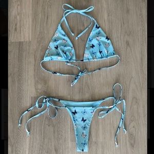 Berry Beachy Butterfly Bikini SET